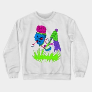 Crazy Insane Skull Crewneck Sweatshirt